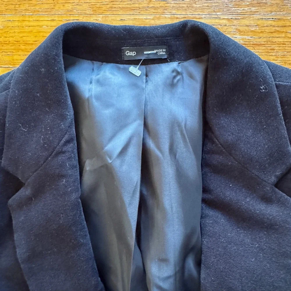 GAP‎ Tailored Mens Black Blazer Jacket Size 50L